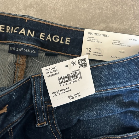 AE Next Level Stretch Jeggings Size 12 NWT - Picture 3 of 4